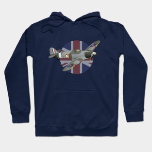 British Hawker Hurricane Fighter Aircraft Hoodie